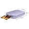 HP Sprocket Portable Printer, Zink Sticky Paper 2x3" Instant Photo Printer for iOS & Android Device